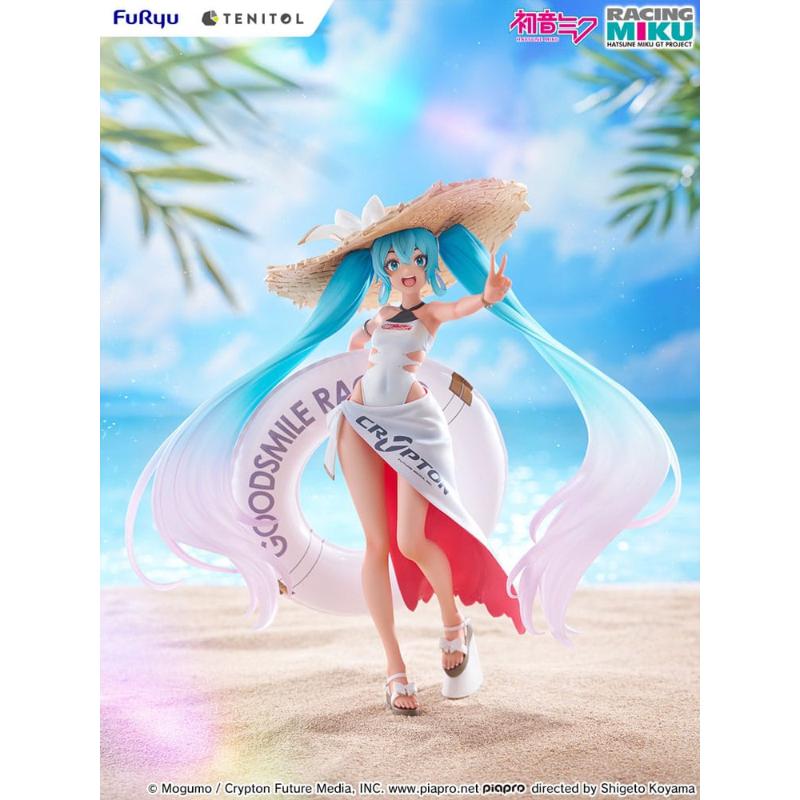 (PRE-VENTA) Figura Hatsune Miku GT Project Estatua PVC Tenitol 1/7 Racing Miku 2024: Tropical Ver. 21 cm