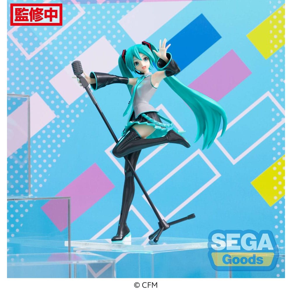 Figura Hatsune Miku Series Estatua Luminasta PVC Project DIVA MEGA39's 15th DIVA Ver. 18 cm
