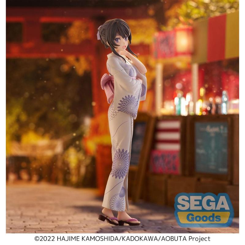 (PRE-VENTA) Figura Rascal Does Not Dream of Bunny Girl Senpai Estatua Luminasta PVC Mai Sakurajima Yukata 22 cm