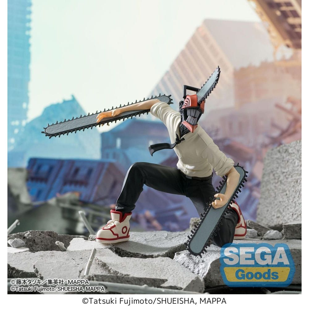 Figura Chainsaw Man Estatua PVC PM Perching Chainsaw Man Vol.2 13 cm