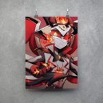 Poster Lucifer Lucero del Alba Hazbin Hotel ver.2