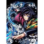 Poster Giyu Tomioka de Kimetsu no yaiba ver.2 - Imagen 2